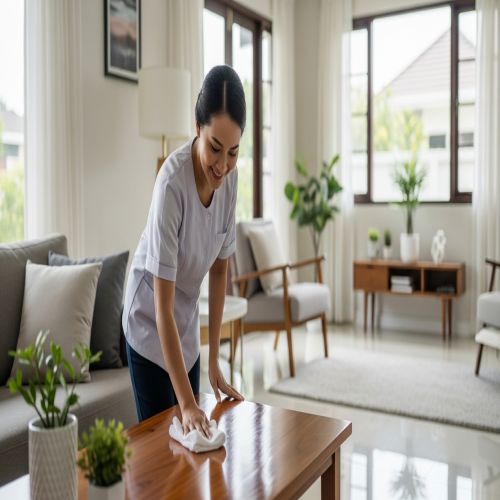 خادمات منازل بالساعات دبي